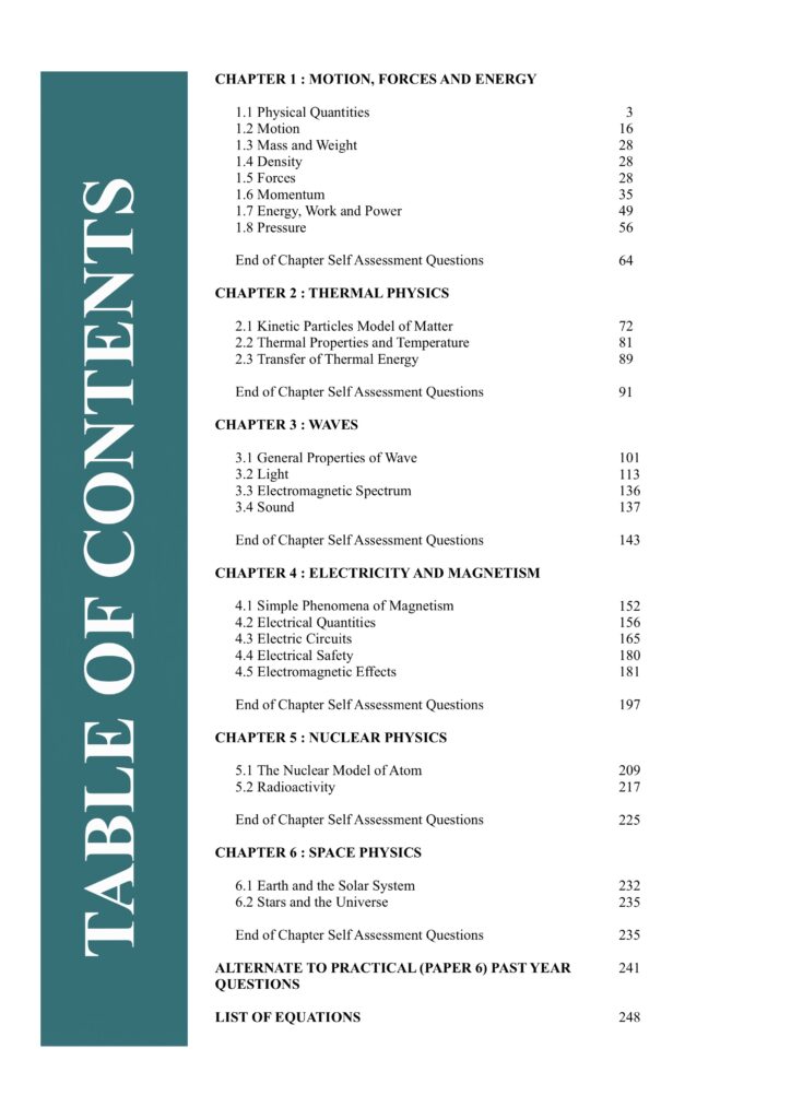 Comprehensive Revision Guide Cambridge Igcse Physics