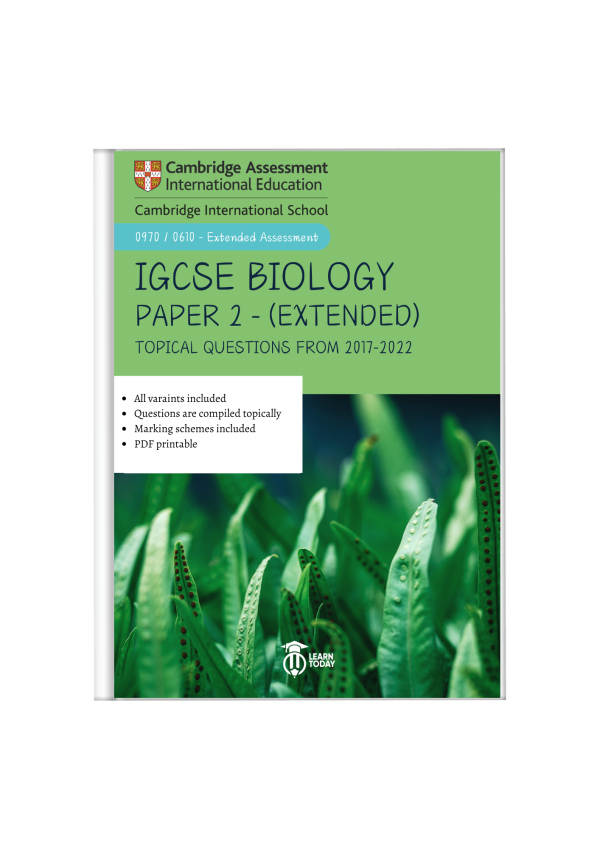 IGCSE BIOLOGY TOPICAL QUESTIONS - PAPER 2 (PDF)